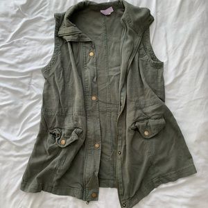 Army green vest